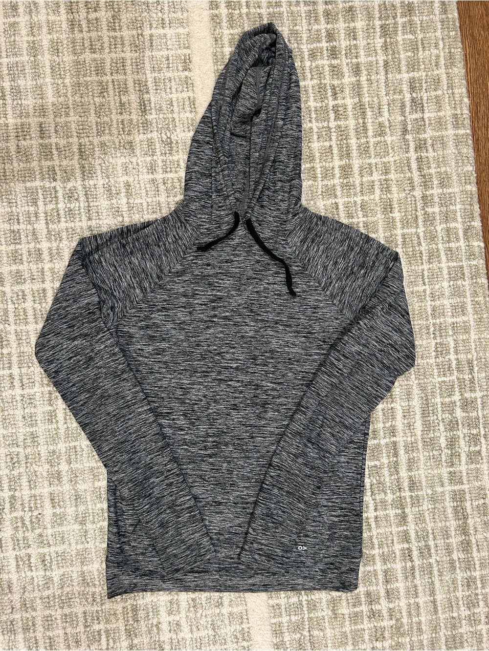 Outdoor Voices Charcoal Heather Hooded Pullover